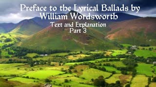 Preface to the Lyrical Ballads by William Wordsworth Part 3 [upl. by Enirhtac]