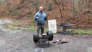 New Water Wheel Build Part 1 Transmission [upl. by Tonry73]