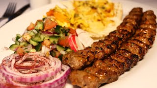 How To Make Skewer amp Cook Adana Kebab [upl. by Llerryt]