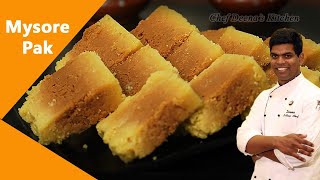 How to Make Mysore Pak  Traditional Mysore Pak Recipe in Tamil  CDK 273  Chef Deenas Kitchen [upl. by Winfred]