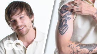 Louis Tomlinson Breaks Down His Tattoos  GQ [upl. by Hearsh]