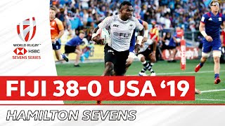 Full Final Replay  Fiji 380 USA  Hamilton 2019 [upl. by Olpe]