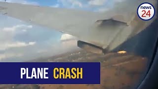 WATCH Dramatic footage apparently shows moment of Wonderboom plane crash [upl. by Koralie259]