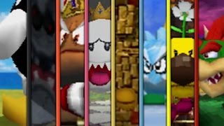 Super Mario 64 DS  All Boss Battles [upl. by Edras]