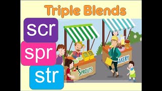 scr spr str  Triple Blends  Phonics Reader  A Stroll in Spring  Go Phonics 3E Unit 14  EFL [upl. by Deering]