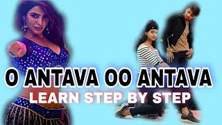 o Antava oo antava  Reels steps  Step By Step  Dance Tutorial [upl. by Edlyn]