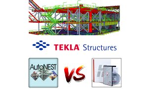 Pronest vs Autonest with Tekla NC Export [upl. by Lennaj86]