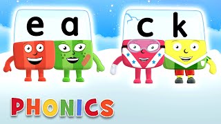 Phonics  Learn to Read  Two Letter Sqauds  Alphablocks [upl. by Lihka]