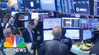 Stock Trading Halted After Markets Plunge At Market Open  NBC News [upl. by Mada]