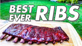 BEST RIBS EVER  The only rib recipe youll ever need  cooked on the Kamado Joe  KamadoMax 4K [upl. by Nonnahs]