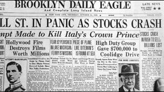 24th October 1929 Wall Street Crash begins on Black Thursday [upl. by Venn166]