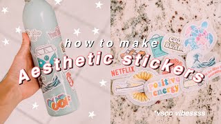 How to make aesthetic stickers [upl. by Dimitri]