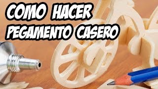 Como hacer pegamento casero  Engrudo [upl. by Fritz]