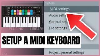 How to Setup a MIDI Keyboard In FL Studio  40 Second Tutorial [upl. by Nolahs]