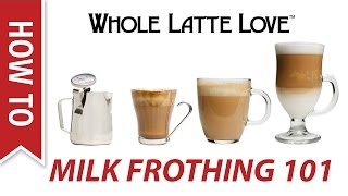 Milk Frothing for Beginners [upl. by Henriette]