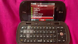 Verizon Wireless  LG Octane VN530 Ringtones and Sounds [upl. by Dyrraj829]