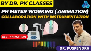 pH Meter Working  Calibration amp Instrumentation Animation  pH Meter Experiment [upl. by Sirovart100]