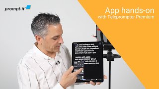 Handson with Teleprompter Premium app [upl. by Hendricks]