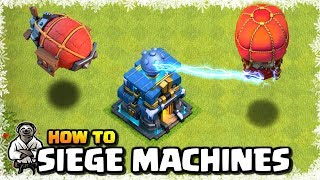 This is how to use Siege Machines in Clash of Clans [upl. by Eelnayr]