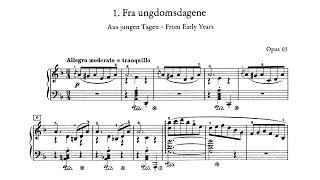 Edvard Grieg  Lyric Pieces Volume VIII op 65 With score [upl. by Quintie]