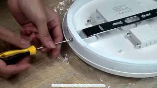 LED Ceiling light Details and installation instruction  iFixit [upl. by Eibber]