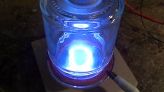 Demonstration of magnetron plasma [upl. by Adyol381]