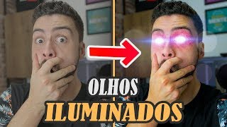 Como fazer OLHOS ILUMINADOS  Tutorial Photoshop [upl. by Enileuqaj]