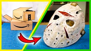 How to make Jason Mask easy with CARDBOARD [upl. by Sabelle]