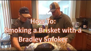 How to smoke a brisket in the Bradley Smoker [upl. by Ardnnek]