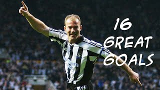 Alan Shearer ● 16 Great Goals ● English Commentary ● HD [upl. by Viola]