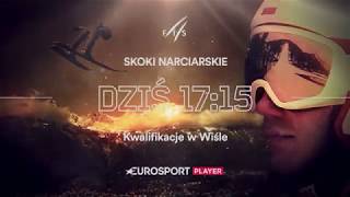 Skoki narciarskie  kwalifikacje w Eurosporcie 1 [upl. by Ardried]