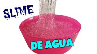 Haz SLIME DE AGUA Probando recetas de 💦Water Slime💦 [upl. by Cohbath]