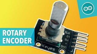 ROTARY ENCODER WITH INTERRUPTS  Arduino tutorial 12 [upl. by Reynold]