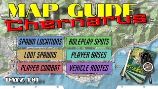 Full Map Breakdown  Guide to Chernarus DayZ 101 [upl. by Lishe]