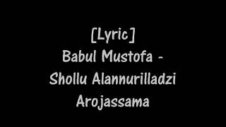 Lyric Shollu ala Nuril Ladzi [upl. by Shanks734]