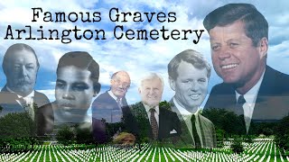 Famous Graves and Tour of Arlington National Cemetery [upl. by Maro499]