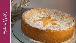 Bratapfelkuchen  Apfelkuchen  Puddingkuchen  Weihnachtskuchen [upl. by Ticon]