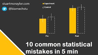 Ten Statistical Mistakes in 5 Min [upl. by Voe792]