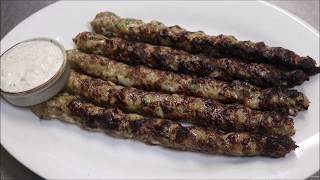 How To Make Greek Lamb Kofta Kebabs [upl. by Gefell]