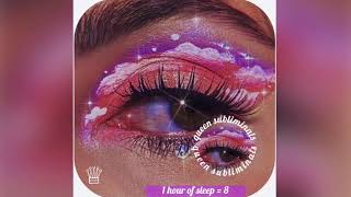 ⭒✧✦❃☽listen once 1 hour of sleep  8 hours restful sleep and energy subliminal ☾❃✦✧⭒ [upl. by Phillis]