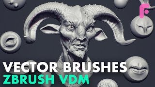 Making Custom Vector Brushes VDM in ZBrush [upl. by Four773]