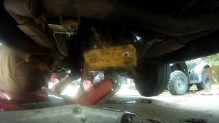 Ford F150 clutch removal [upl. by Derdlim]