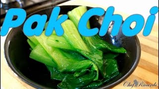 How To Cook Pak Choi At Home Recipe  Recipes By Chef Ricardo [upl. by Loggia]