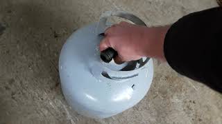 Dave from Bethel shows you how to deal with an overfilled propane tank [upl. by Nazler]