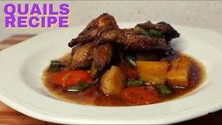 How to cook quail  Delicious quails recipe  Everything foodie [upl. by Dressel]