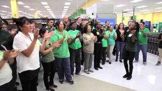 Downtown Los Angeles Walmart Cheer [upl. by Durno822]