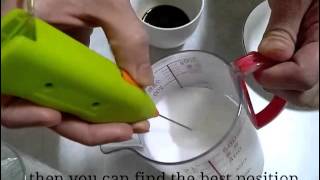 How To Make Latte Art with Mini Milk Frother [upl. by Banwell]