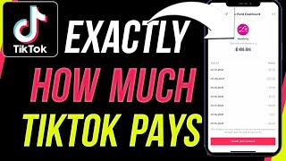 How Much TikTok Paid Me For 1000000 Views [upl. by Fernald]