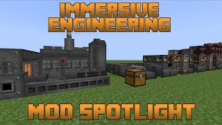 Immersive Engineering Mod Spotlight [upl. by Oremodlab]