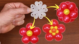 COMO HACER FLORES CON GLOBOS  decoraciones para cumpleaños  gustavo gg [upl. by Ahsaet]